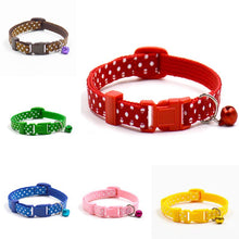 Load image into Gallery viewer, Sale 1Pc New Adjustable Dot Printed Little Dog Collars Cat Puppy Pets Supplies
