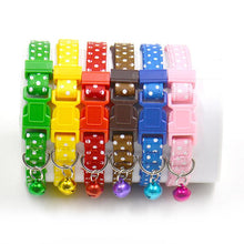 Load image into Gallery viewer, Sale 1Pc New Adjustable Dot Printed Little Dog Collars Cat Puppy Pets Supplies
