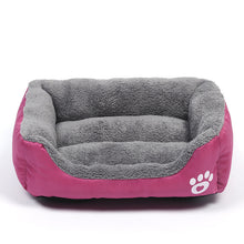 Load image into Gallery viewer, New, soft, and cozy fleece pet bed. Waterproof bottom. Suitable for small, medium &amp; large pets. Keeps pets warm.
