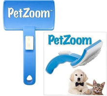 Load image into Gallery viewer, PetZoom Brush for Dogs and Cats Pet Grooming Brush Removes Mats and Tangles For Long and Short Haired Pets
