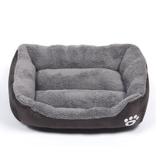 Load image into Gallery viewer, New, soft, and cozy fleece pet bed. Waterproof bottom. Suitable for small, medium &amp; large pets. Keeps pets warm.
