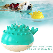 Load image into Gallery viewer, Dog Interactive Water Jet Toy Molar Teeth Cleaning Crocodile Floating Toy Pet Dog Squeaker Dog Training Toys Pets Accessories
